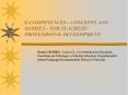E-COMPETENCES - CONCEPTS AND MODELS - FOR TEACHERS' PROFESSIONAL DEVELOPMENT PowerPoint PPT Presentation