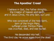 The Apostles' Creed