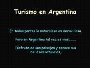 AG2- Turismo en Argentina