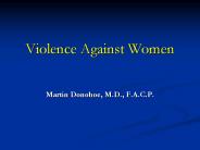 Violence Against Women