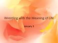 Wrestling with the Meaning of Life PowerPoint PPT Presentation