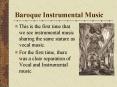 Baroque Instrumental Music PowerPoint PPT Presentation