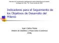 Indicadores para el Seguimiento de los Objetivos de Desarrollo del Milenio PowerPoint PPT Presentation