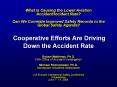 What is Causing the Lower Aviation Accident/Incident Rate?  Can We Correlate Improved Safety Records to the Global Safety Agenda?  Cooperative Efforts Are Driving Down the Accident Rate  Robert Matthews, Ph.D. FAA Office of Accident PowerPoint PPT Presentation