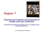 Physical and Cognitive Development in Middle and Late Childhood