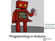 Programming in Arduino