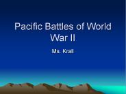 Pacific Battles of World War II