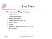 Last Time
