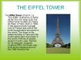 THE EIFFEL TOWER PowerPoint PPT Presentation