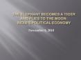 The Elephant becomes a Tiger and flies to the Moon: India PowerPoint PPT Presentation