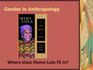 Gender in Anthropology