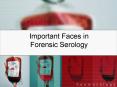 Important Faces in Forensic Serology PowerPoint PPT Presentation