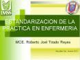 ESTANDARIZACION PRACTICA ENFERMERIA EN MEXICO PowerPoint PPT Presentation