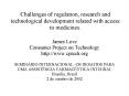 Challenges of regulation, research and technological development related with access to medicines. PowerPoint PPT Presentation