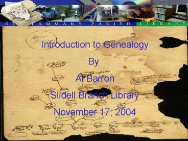 Introduction to Genealogy