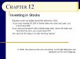 Investing in Stocks PowerPoint PPT Presentation