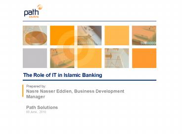 Role of IT in Islamic Banking