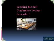 Locating the Best Conference Venues Lancashire 