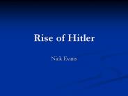 Rise of Hitler
