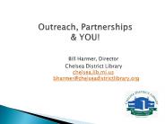 Outreach, Partnerships