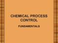 CHEMICAL PROCESS CONTROL PowerPoint PPT Presentation