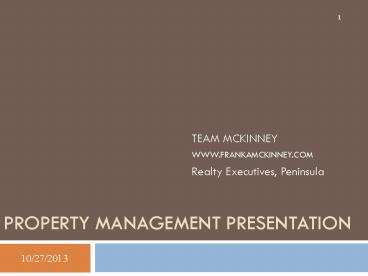 Property management Presentation