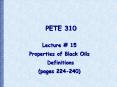 PETE 310 PowerPoint PPT Presentation