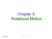 Chapter 8 Rotational Motion