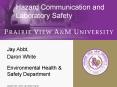 Hazard Communication and Laboratory Safety PowerPoint PPT Presentation