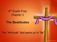 4th Grade Prep Chapter 2   The Beatitudes