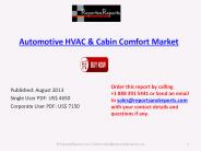 New Study: Global Automotive HVAC Market