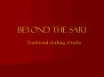 Beyond the Sari PowerPoint PPT Presentation