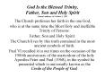 God Is the Blessed Trinity, Father, Son and Holy Spirit General audience of October 9, 1985 PowerPoint PPT Presentation
