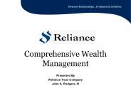 Comprehensive Wealth Management