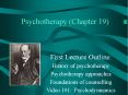 Psychotherapy (Chapter 19) PowerPoint PPT Presentation