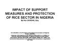 IMPACT OF SUPPORT MEASURES AND PROTECTION OF RICE SECTOR IN NIGERIA By Ken UKAOHA, Esq. PowerPoint PPT Presentation