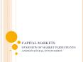 CAPITAL MARKETS PowerPoint PPT Presentation