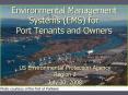 Environmental Management Systems (EMS) for Port Tenants and Owners PowerPoint PPT Presentation