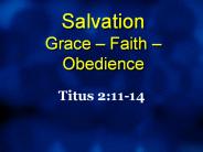 Salvation Grace 