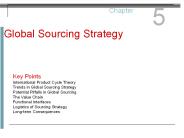 Global Sourcing Strategy