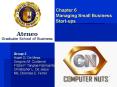 Chapter 6 Managing Small Business Start-ups PowerPoint PPT Presentation