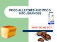 FOOD ALLERGIES AND FOOD INTOLERANCES PowerPoint PPT Presentation
