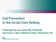 Fall Prevention PowerPoint PPT Presentation