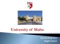 University of Malta PowerPoint PPT Presentation