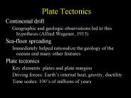 Plate Tectonics