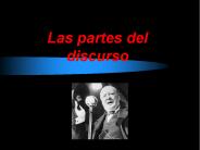 Las partes del discurso