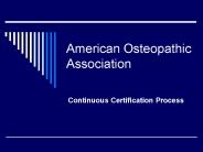 American Osteopathic Association