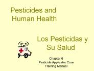 Pesticides and Human Health