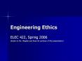 Engineering Ethics PowerPoint PPT Presentation