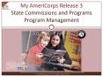 My AmeriCorps Release 3 State Commissions and Programs Program Management PowerPoint PPT Presentation